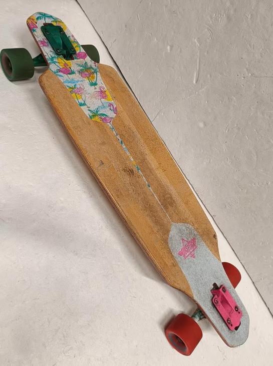 Dusters California longboard 97cm lang 24cm breed, Gebruikt, Ophalen of Verzenden, Longboard, Skateboard