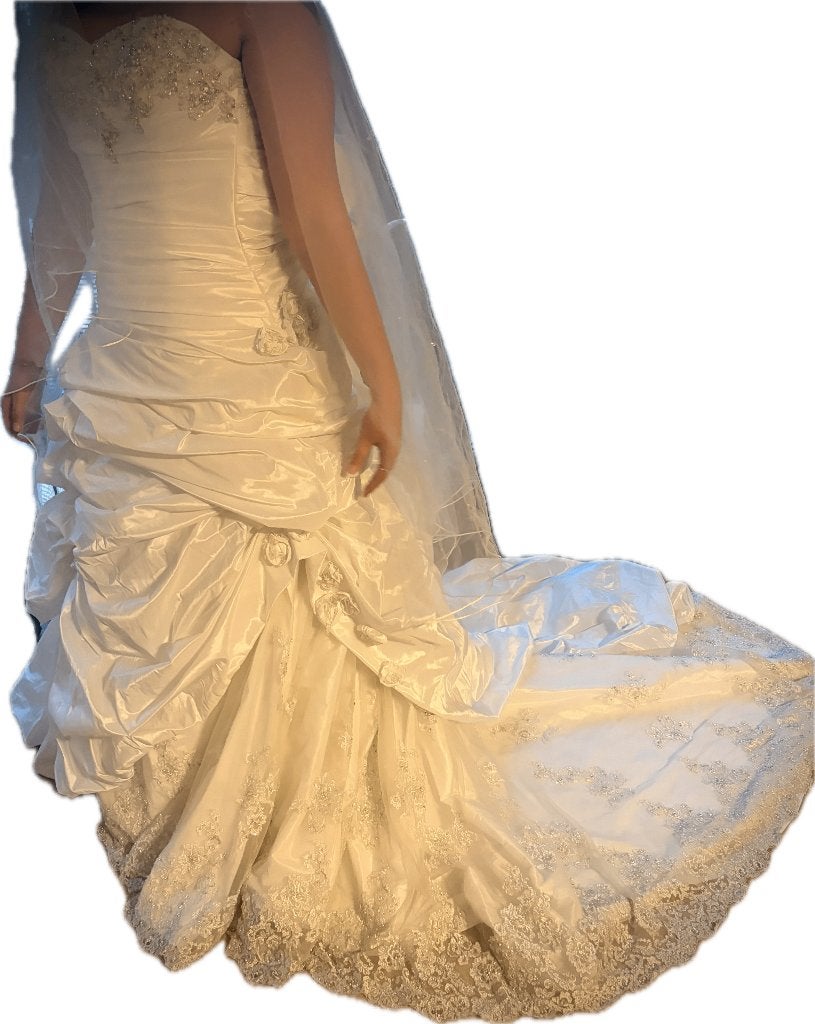 trouwjurk Maggie Sottero Imperial Gown, Ophalen, Trouwjurk, Wit, Maggie Sottero