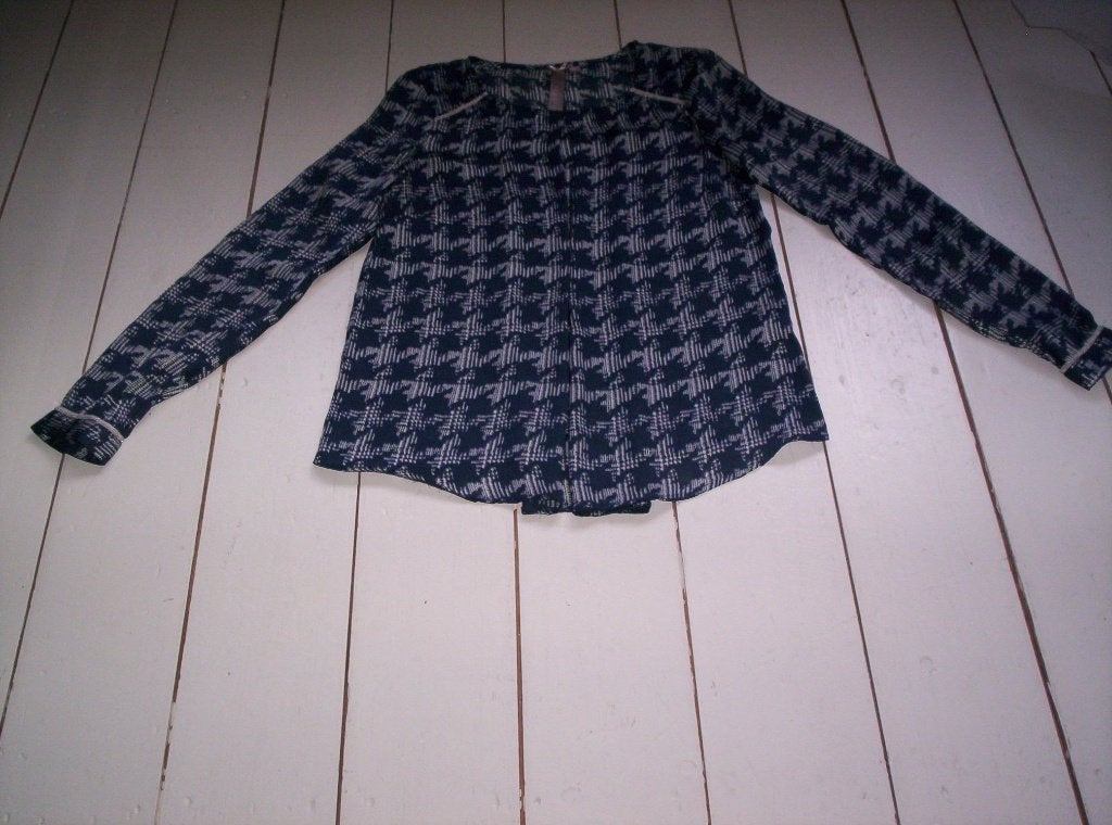 BLOESJE van BROADWAY NYC, blauw met grijs, maat XS, Kleding | Dames, Blauw, Ophalen of Verzenden, Zo goed als nieuw, Broadway NYC