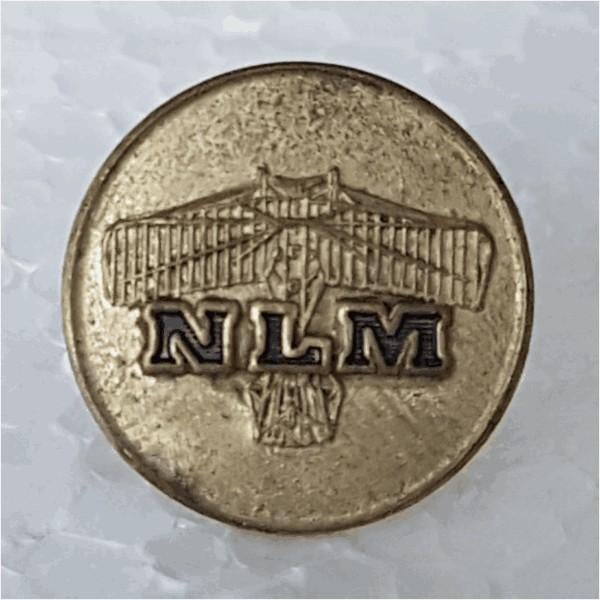 SP0118 Speldje NLM zwart, Verzamelen, Ophalen of Verzenden, Gebruikt, Overige onderwerpen