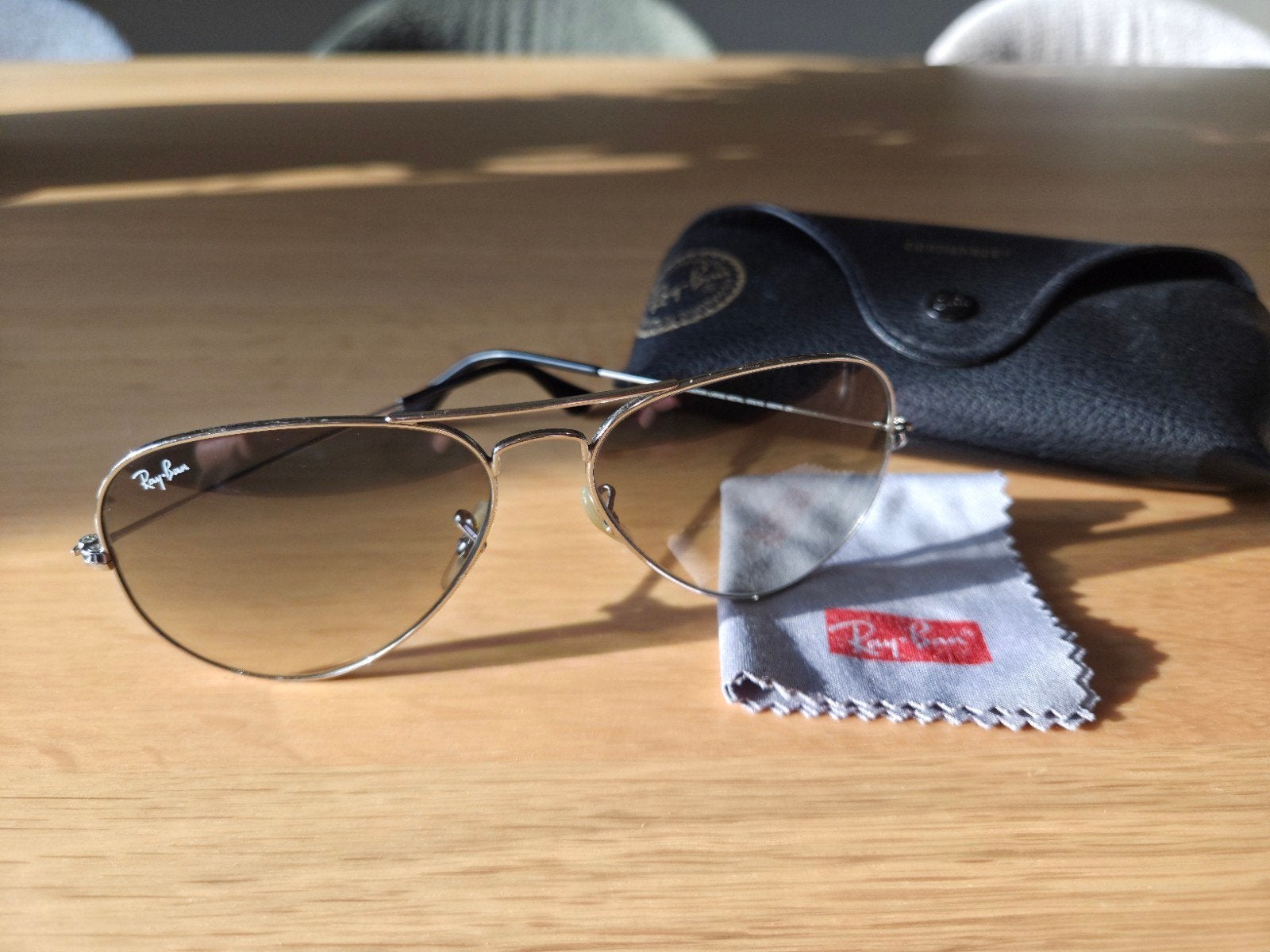 Ray-Ban Aviator Large Metal RB3025 003/32, Ophalen of Verzenden, Gebruikt, Zonnebril, Ray-Ban
