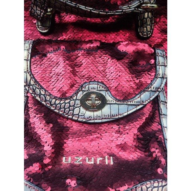 rode glitter tas Uzurii, Verzenden, Zo goed als nieuw, Overige merken