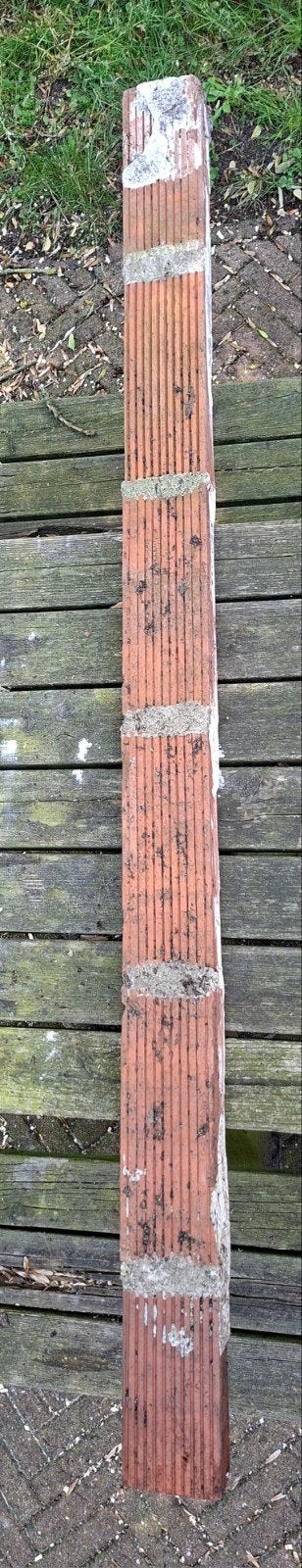Gebruikte bakstenen balk latei - 160 cm lang, Ophalen, Gebruikt, Bakstenen