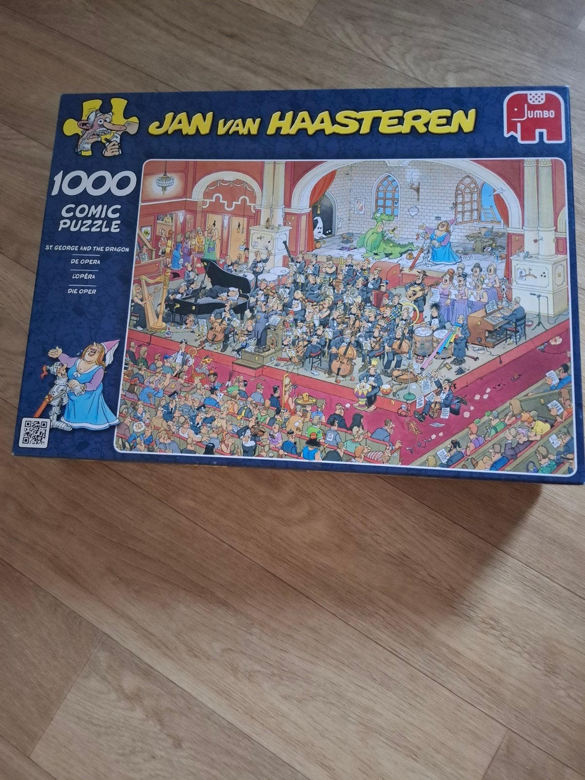 Jan van haasteren 1000 stukjes de opera, Ophalen of Verzenden, 500 t/m 1500 stukjes, Zo goed als nieuw