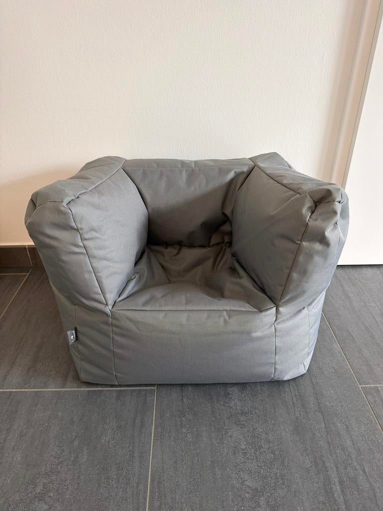 Jollein Fauteuil Beanbag Storm Grey, Ophalen of Verzenden, Zo goed als nieuw