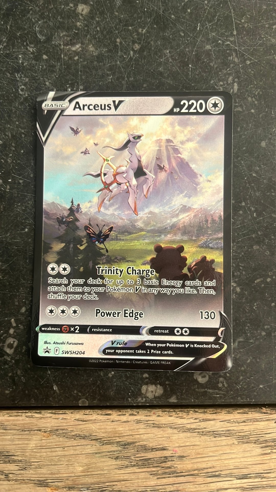 Pokemon Arceus V, Ophalen of Verzenden, Zo goed als nieuw, Losse kaart