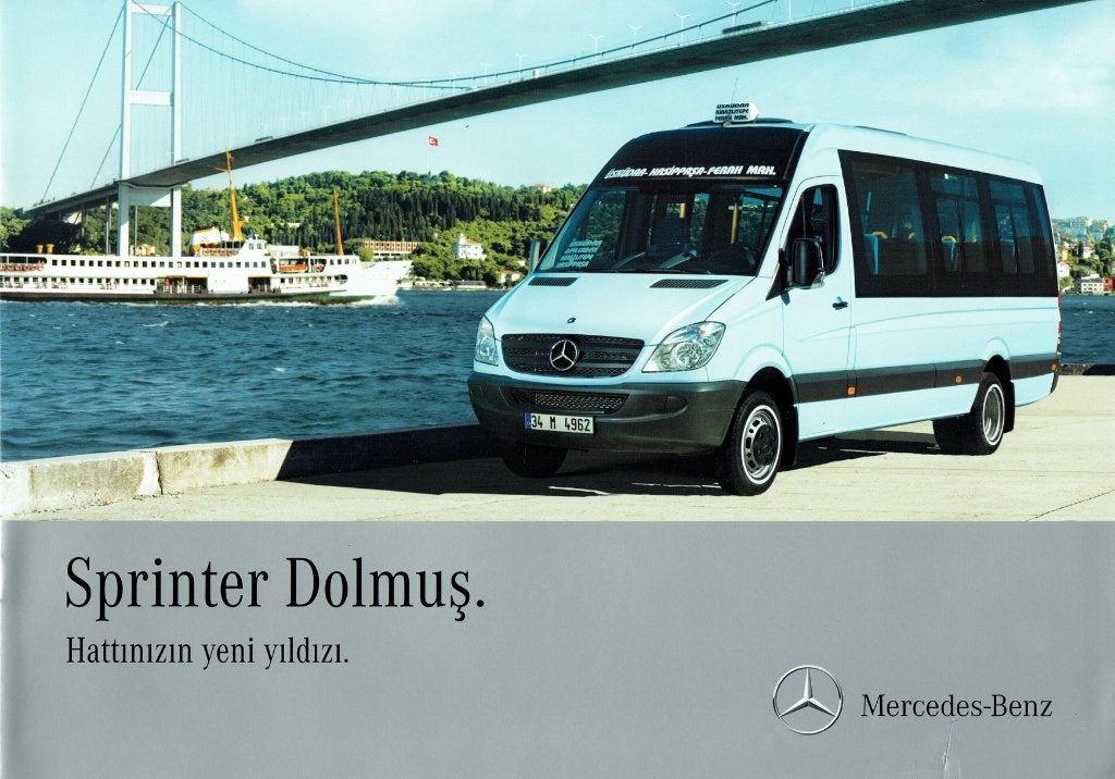 Folder Mercedes-Benz Sprinter Dolmuș (uit Turkije - 2011), Verzenden, Gelezen, Mercedes