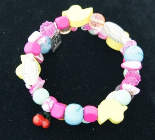 Partij Bijouxtifull Armbanden multicolour spiraal, Ophalen of Verzenden, Nieuw, Overige kleuren, Met bedels of kralen
