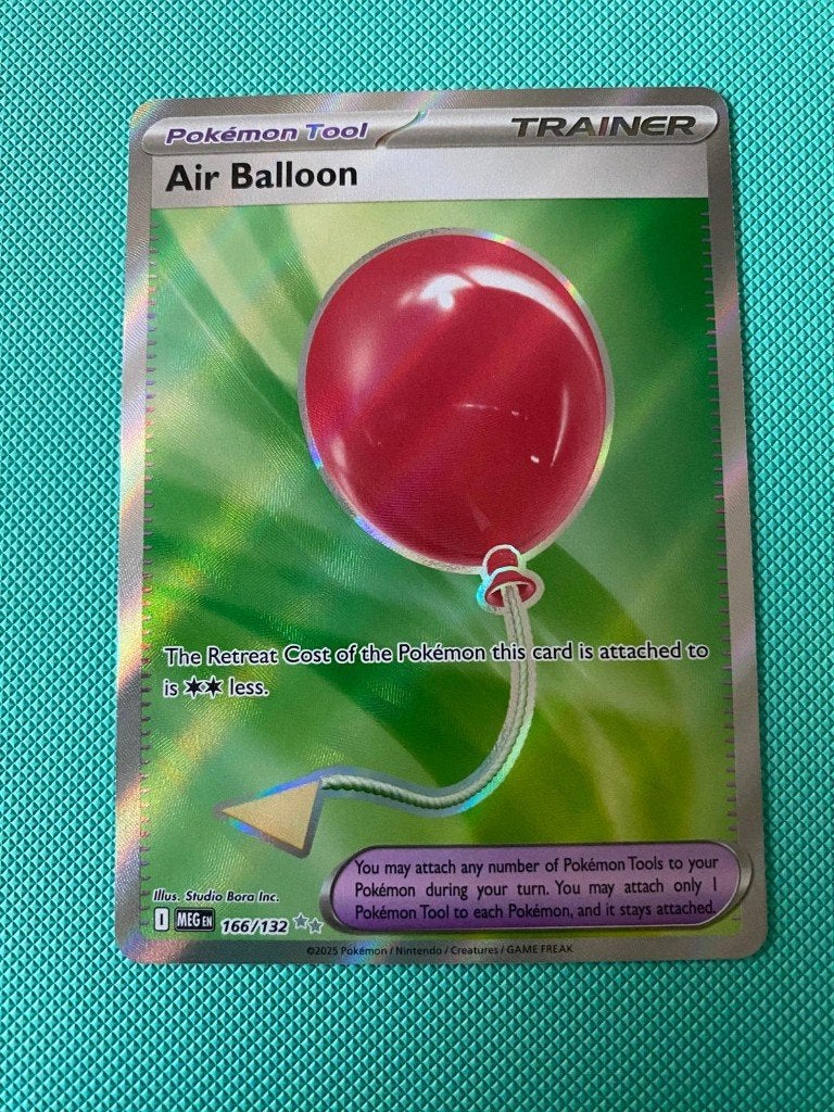 Air balloon 166/132 MEG, Ophalen of Verzenden, Nieuw, Losse kaart, Foil