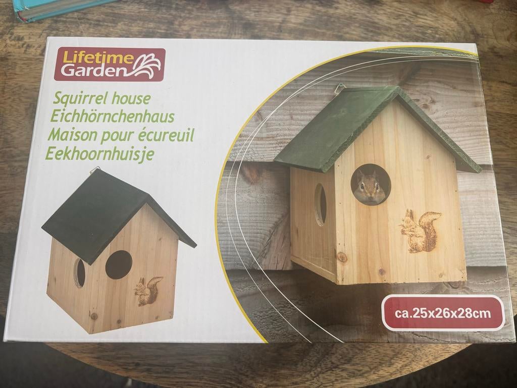Lifetime Garden Eekhoornhuisje - Nieuw in doos, Ophalen of Verzenden, Nieuw