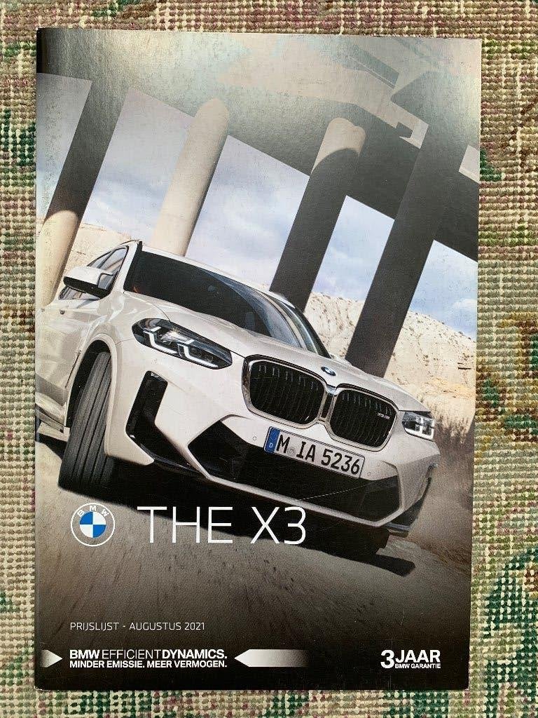 Nederlandse prijslijst BMW X3 G01 facelift 2021 nieuw, Nieuw, Ophalen of Verzenden, BMW, BMW