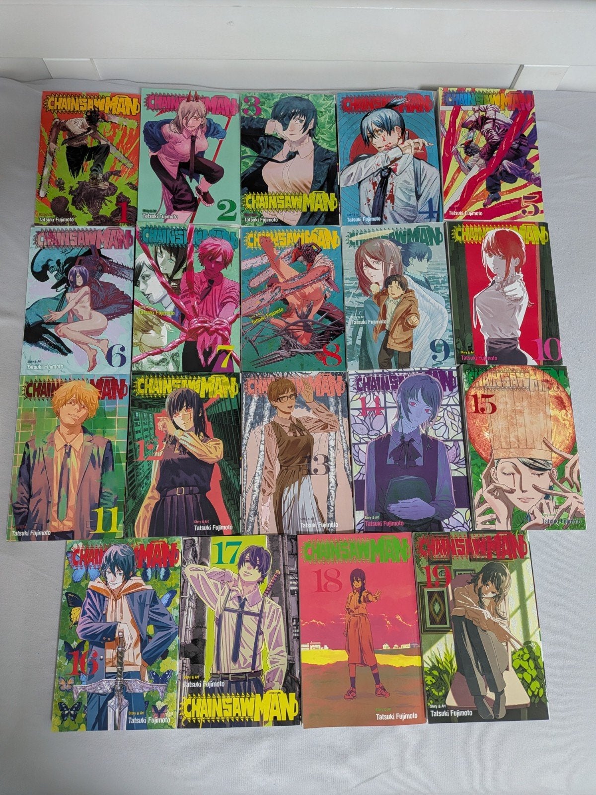 Chainsaw Man volume 1-19 Engels talig, Boeken, Ophalen of Verzenden, Nieuw