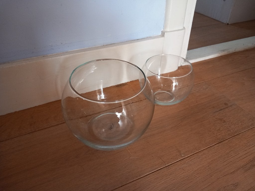 gratis verzenden bloempot vissenkom bol glas hangpot hanger, Ophalen of Verzenden