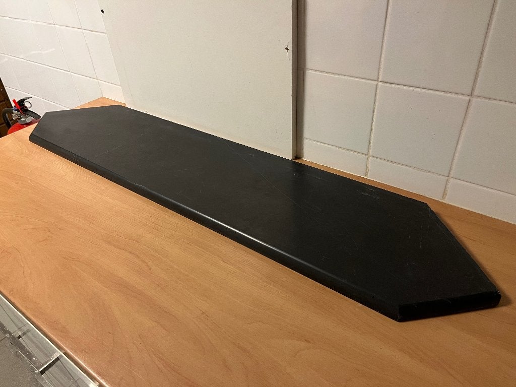Zwart Marmeren hardsteen Schouw schoorsteen mantel, Ophalen, Gebruikt