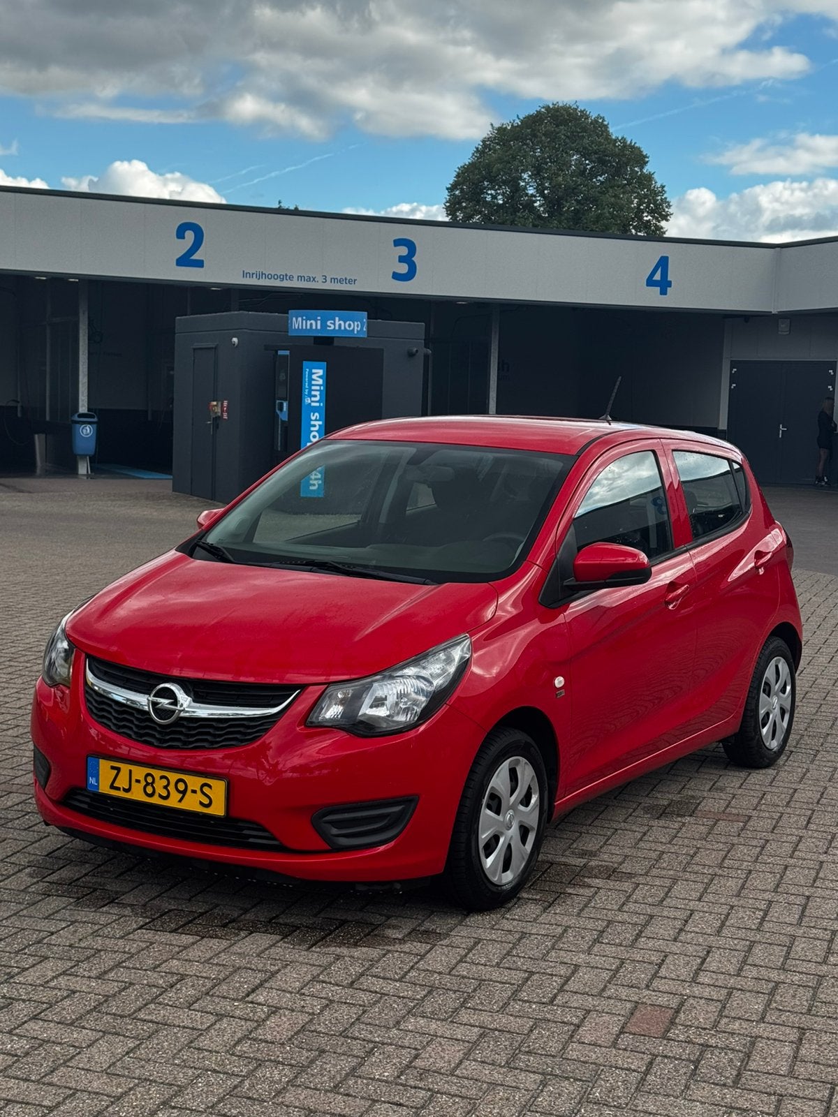 Opel Karl 1.0 Start/stop 75pk 2019 Rood, Voorwielaandrijving, 839 kg, Origineel Nederlands, Handgeschakeld