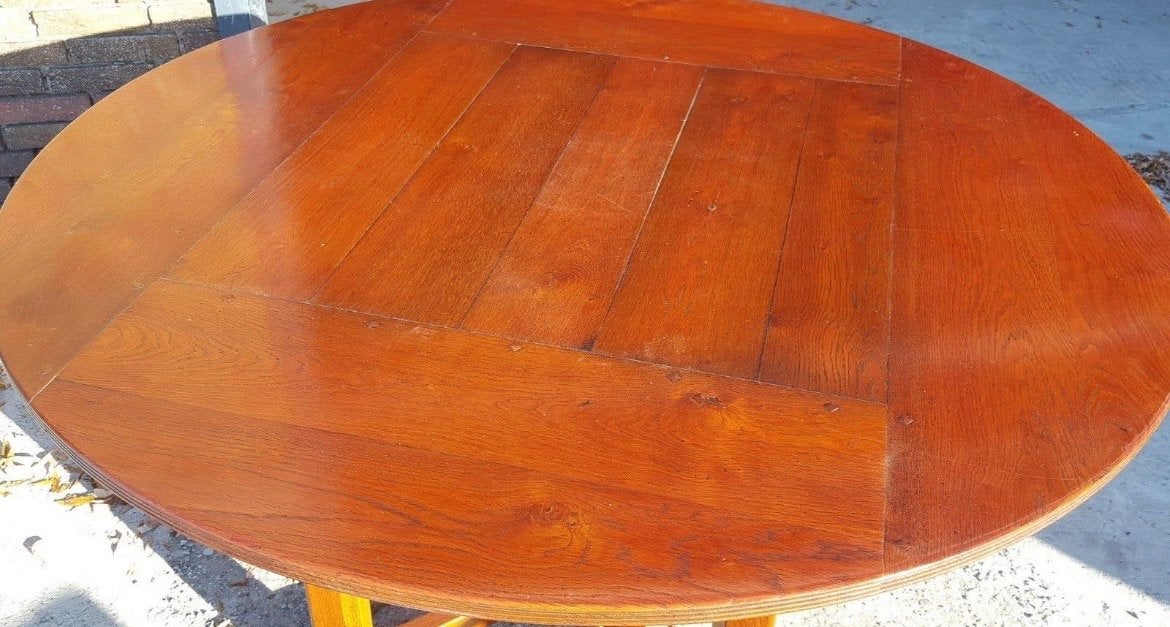 Kersenhouten Eettafel - Rond 130 cm MAGAZIJN OPRUIMING, Ophalen
