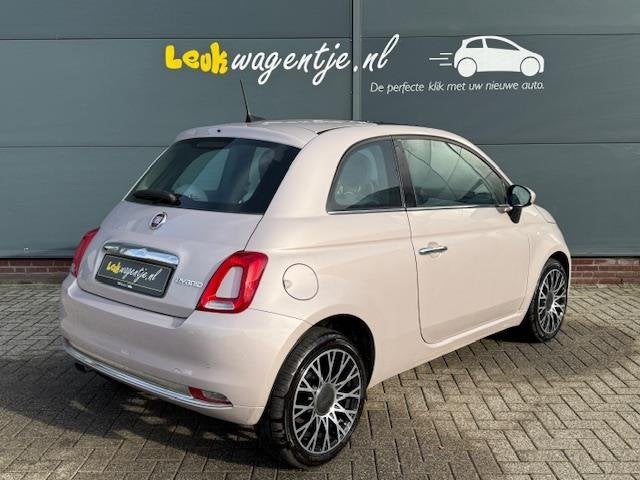 Fiat 500 1.0 Hybrid Star *carplay *climate *cruise *16 inch, Voorwielaandrijving, Dealer onderhouden, Gebruikt, Zwart