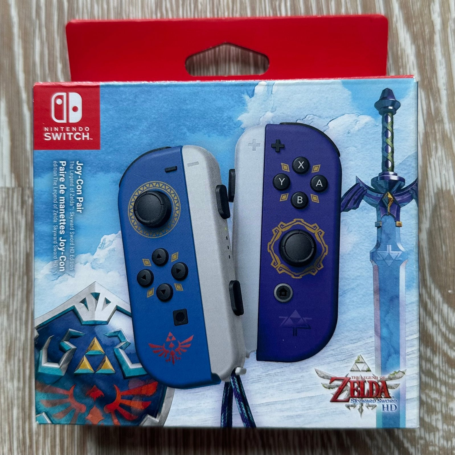 Nintendo Switch Zelda Skyward Sword HD Joy-Cons, Ophalen of Verzenden, Zo goed als nieuw, Switch, Overige controllers