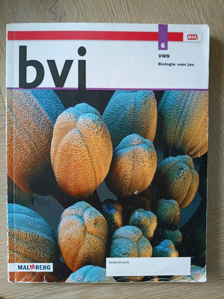 BVI Biologie voor jou 6 VWO - Malmberg, Boeken, Studieboeken en Cursussen, Gelezen, Marianne Gommers, Arthur Jansen, André van Leijen