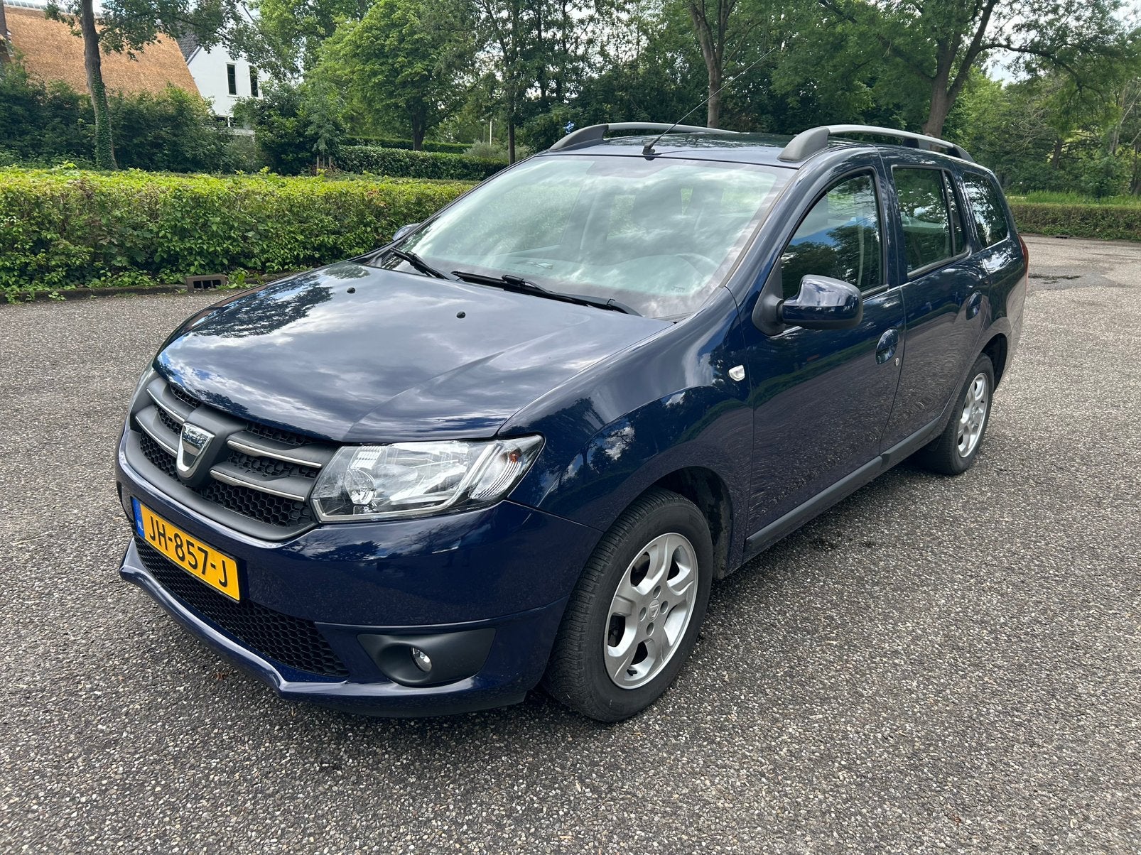 Dacia Logan MCV 0.9 66KW TCE 2016 Blauw bi-fuel, Auto's, Voorwielaandrijving, 898 cc, Stof, 580 kg