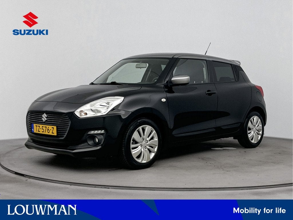 Suzuki Swift 1.2 Select Bi-Tone Navi | Metaallak | Stoelverw, Auto's, Suzuki, Voorwielaandrijving, 12 maanden, Stof, Gebruikt