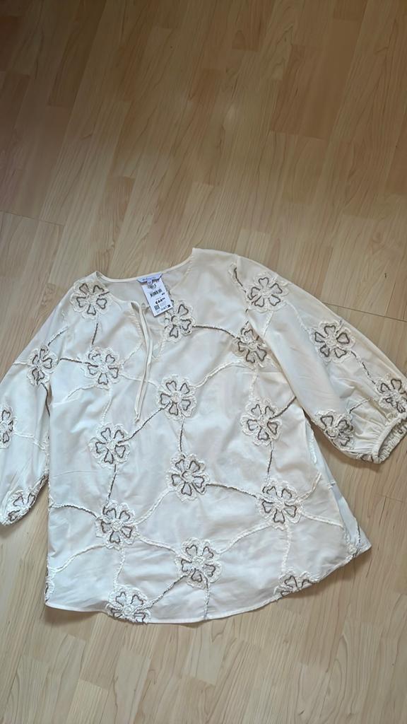 Nieuw creme blouse maat 40 MS mode, Kleding | Dames, Blouses en Tunieken, Ophalen of Verzenden, Nieuw, Maat 38/40 (M), Beige