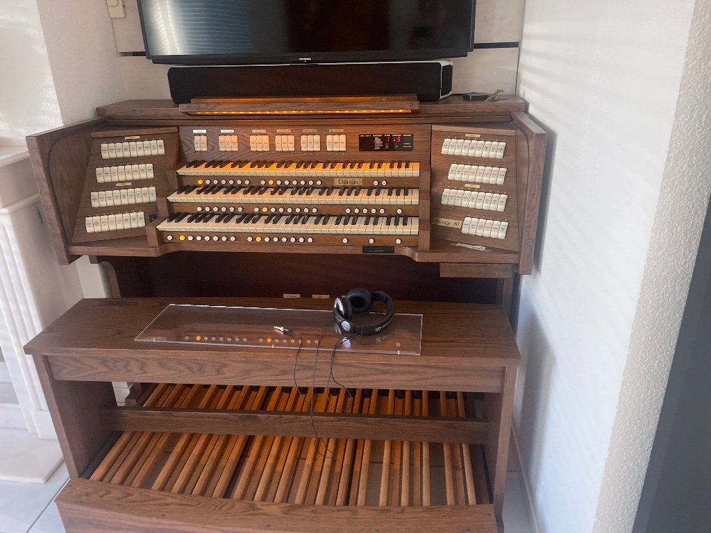 Viscount Domus Prestige 80 – 3 klaviers orgel – 57 stemmen, Ophalen, Zo goed als nieuw, 2 klavieren, Orgel