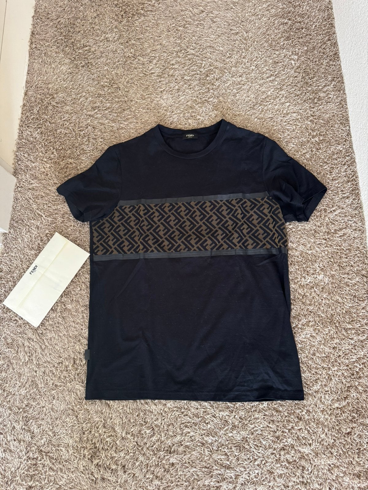 Fendi shirt maat L, Ophalen of Verzenden, Zo goed als nieuw, Zwart
