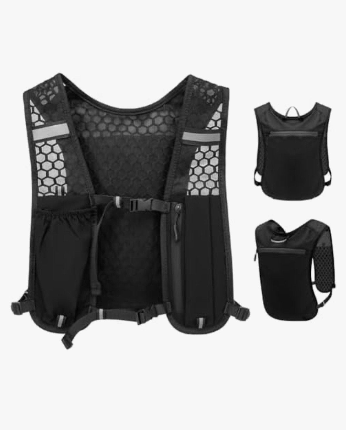Hardloopvest met opbergruimte en reflecterende strips, Overige merken, Nieuw, Ophalen of Verzenden, Kleding