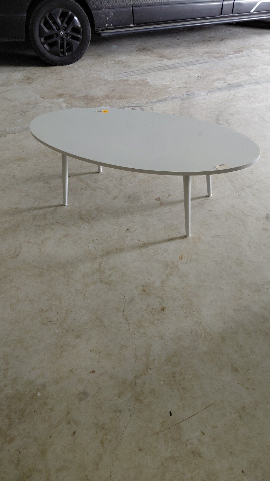 Aluminium Bijzettafel/Koffietafel - Showmodel Binnen/Bui, Huis en Inrichting, Tafels | Bijzettafels, Ophalen of Verzenden, Zo goed als nieuw