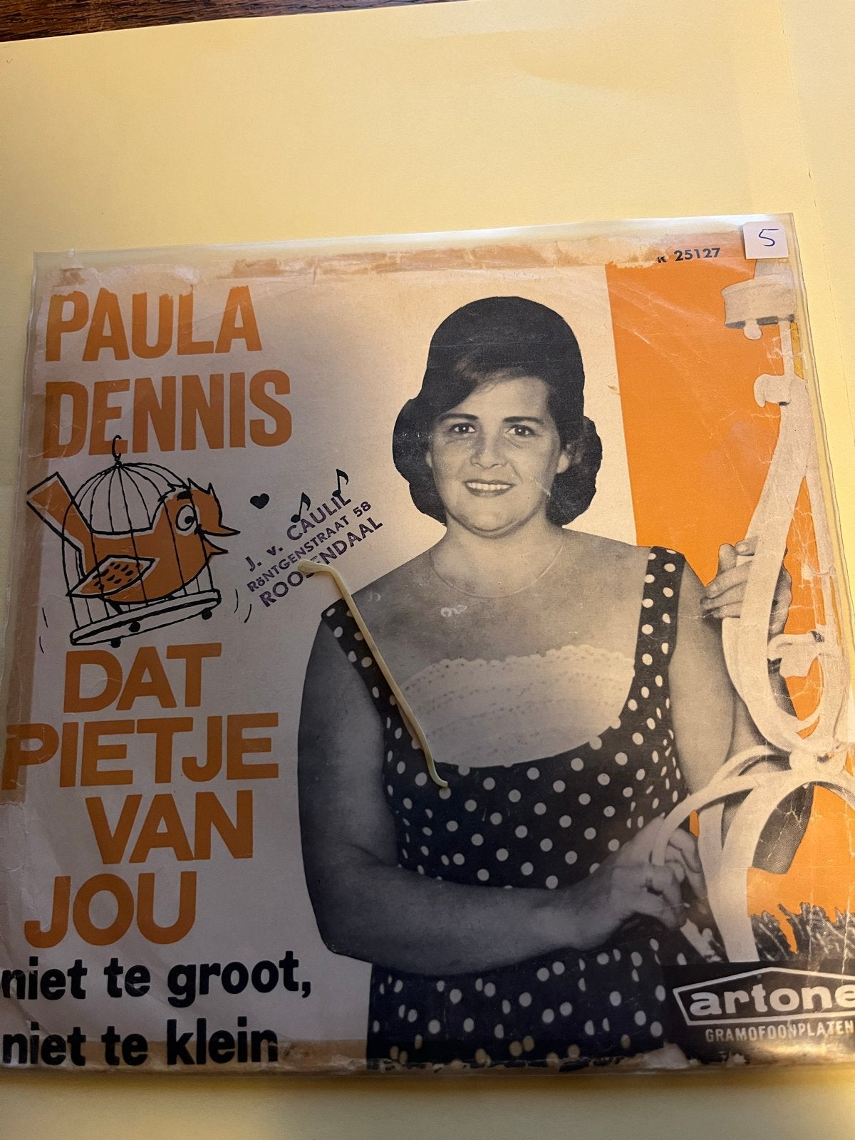 Paula Dennis - Dat Pietje Van Jou (Single), Gebruikt, 7 inch, EP, Schlager