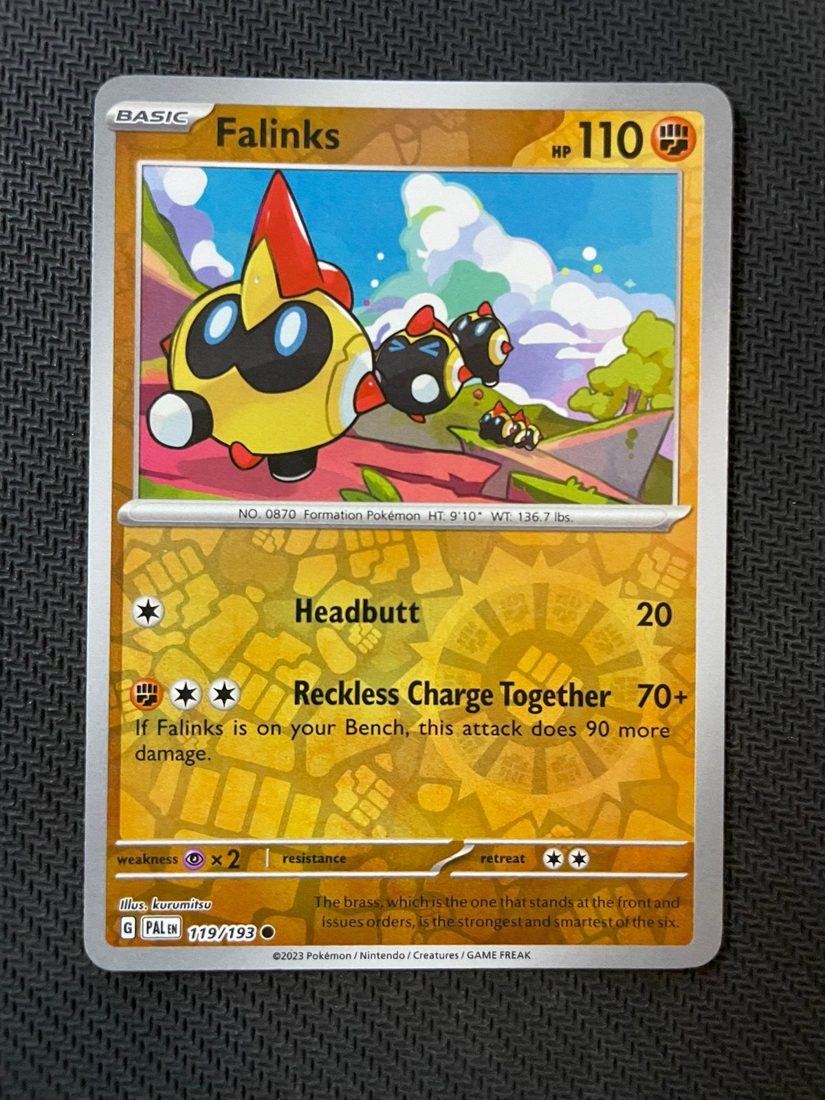 Falinks 119/193 Reverse Holo Paldea Evolved Packfresh, Ophalen of Verzenden, Zo goed als nieuw