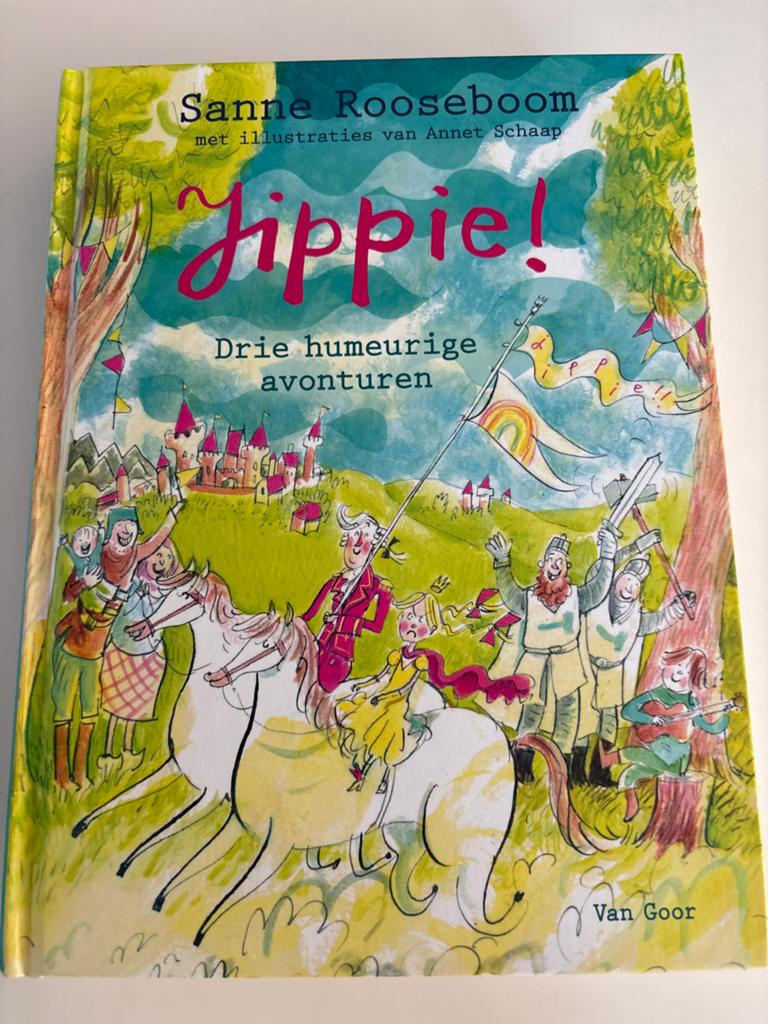 Jippie! Drie humeurige avonturen - gesigneerd door Sanne Roo, Ophalen of Verzenden, Zo goed als nieuw, Sprookjes