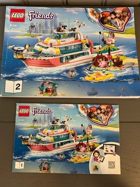 Lego Friends "Rescue Mission Boat" nr. 41381, Gebruikt, Lego, Friends, Ophalen of Verzenden
