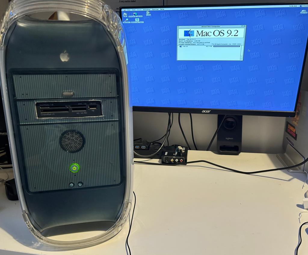 Apple G4 tower with some uogrades and Mac OS 9, Ophalen
