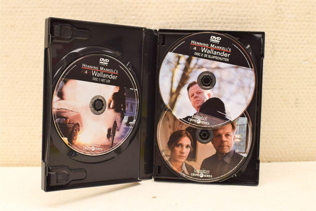 7 Stuks Dvd Henning Mankells Wallander 4 Aflevering 45470, Ophalen of Verzenden, Gebruikt, Boxset