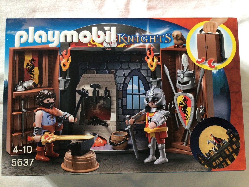 Playmobil 5637 Knights Smidse met ridder en smederij NIEUW, Verzenden, Nieuw