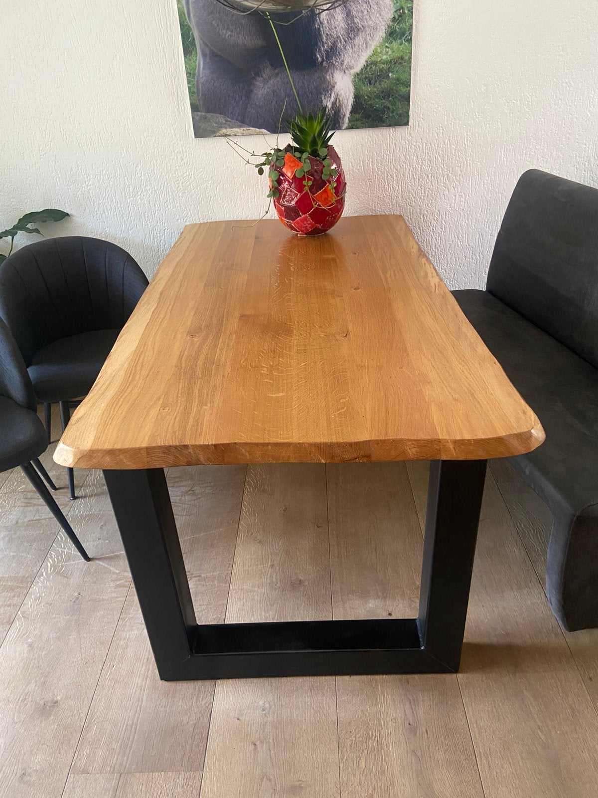 Eethoek eetkamer, Ophalen, 50 tot 100 cm, Zo goed als nieuw, 150 tot 200 cm