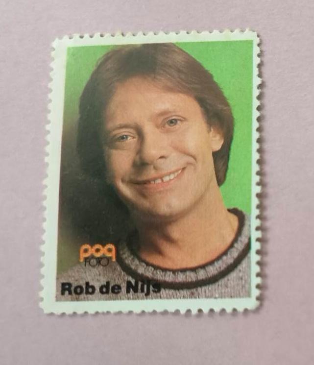 Popfoto zegel Rob de Nijs (nr.3), Ophalen of Verzenden, Nieuw, Foto of Kaart