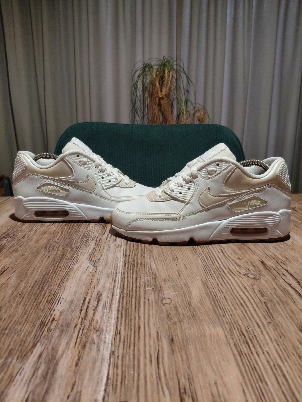 Nike Air Max 90 Leather Premium 'Prism Pink' Size 38,5, Wit, Nike, Ophalen of Verzenden, Sneakers of Gympen
