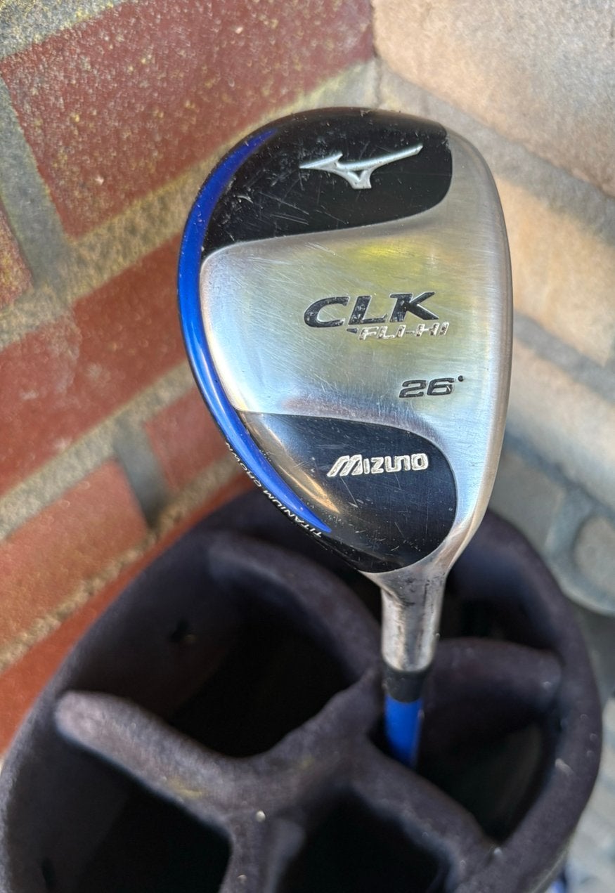 Mizuno CLK Fli-Hi Hybride 26 - Exsar HS2 grafietshaft, Sport en Fitness, Ophalen, Gebruikt, Club, Mizuno