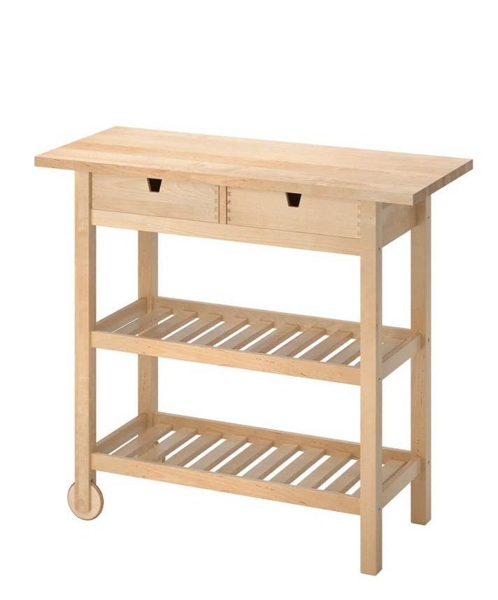 MOET WEG! IKEA FÖRHÖJA Roltafel / Keukeneiland - Hout, Huis en Inrichting, Gebruikt, Hout, IKEA, Keukentrolley