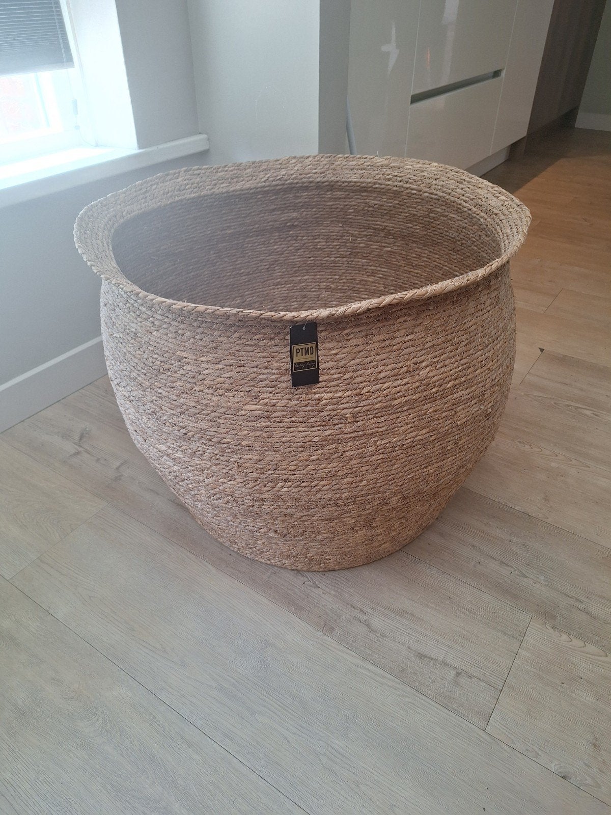 Xxl rieten mand - PTMD Luxury Living, Ophalen, Mand, Rond, Nieuw