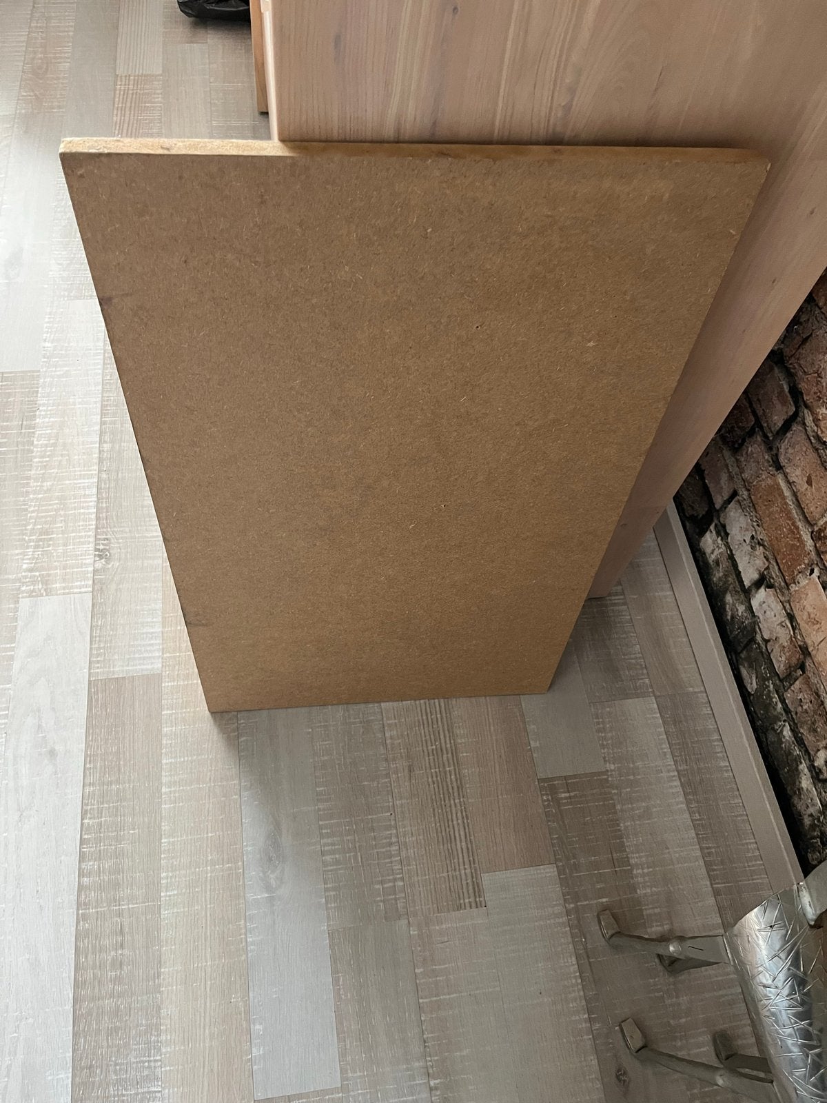 Gratis MDF plank 76x46 cm, 18 mm dik, Ophalen, Gebruikt, Minder dan 25 mm, Plank