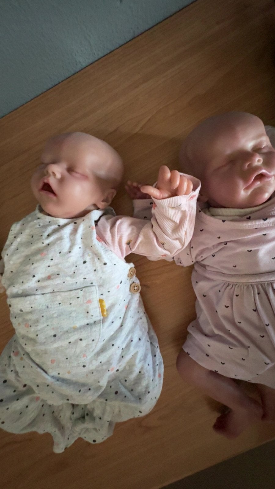 Reborn Twin A en B, Ophalen of Verzenden, Zo goed als nieuw, Pop