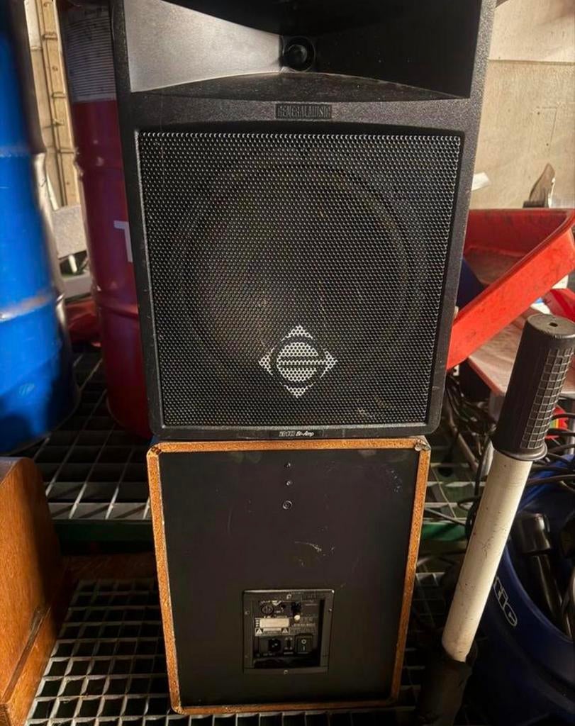 Bi 10 bi amp professionele boxen voor band mengpaneel, Overige merken, Ophalen of Verzenden, Zo goed als nieuw, 120 watt of meer