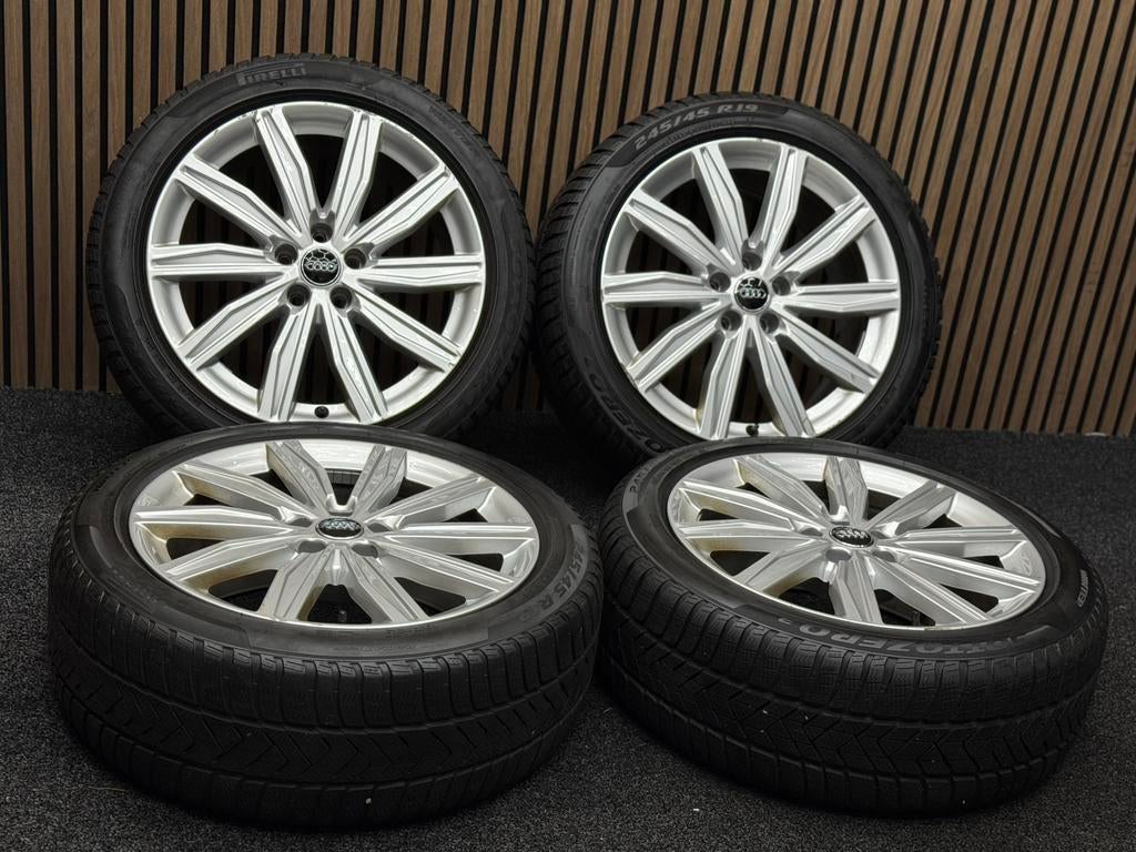 WINTER! Originele 19 inch Audi A6 C8 5x112 ET39 Pirelli AO, Auto-onderdelen, Banden en Velgen, 245 mm, ., Banden en Velgen, Winterbanden