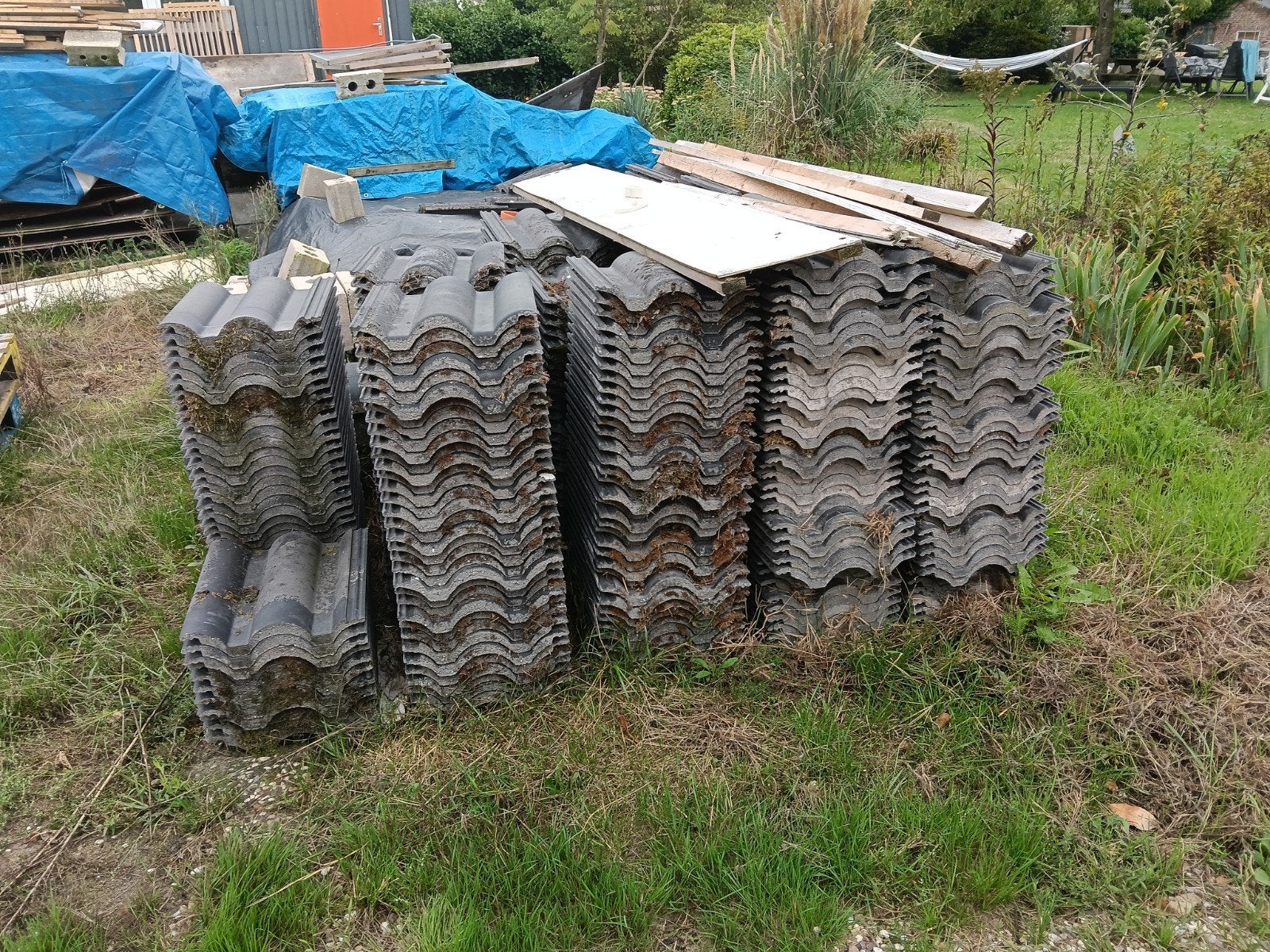 RBB dakpannen., Doe-het-zelf en Verbouw, Ophalen, Gebruikt, Steen of Klei, 15 m² of meer