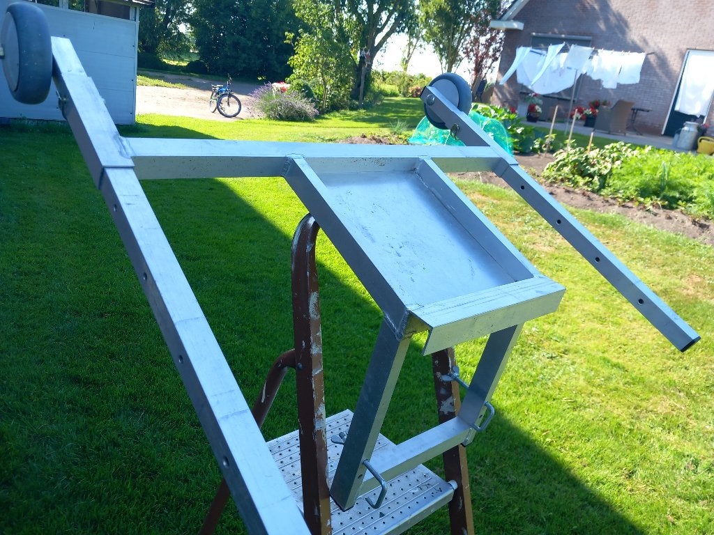 Muurafstandhouder voor ladder, Ophalen of Verzenden, Zo goed als nieuw, Ladder, 4 meter of meer