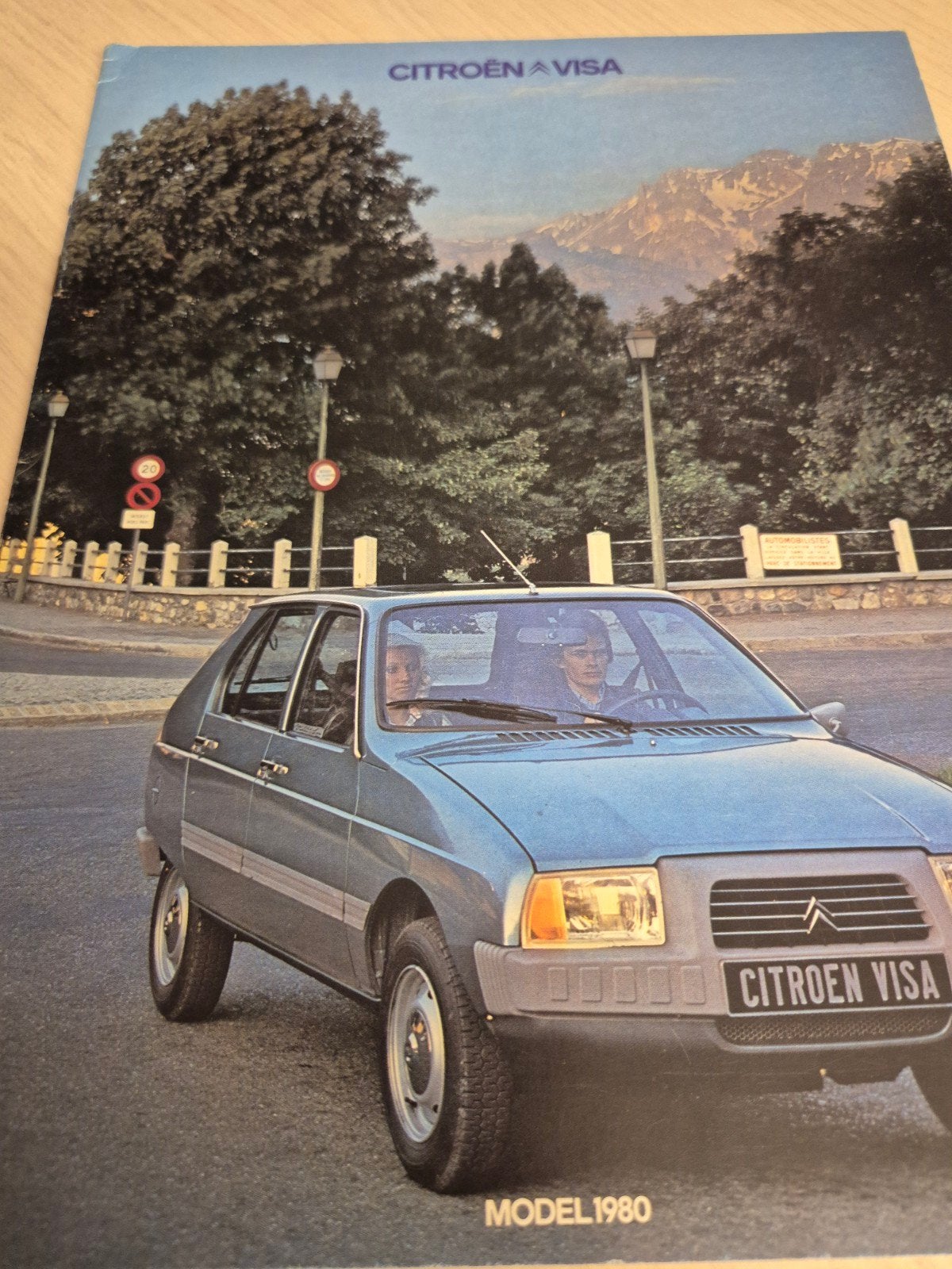 1980 Citroën Visa folder Nederlands óók luxe Visa Super 4cil, Ophalen of Verzenden, Zo goed als nieuw, Citroën